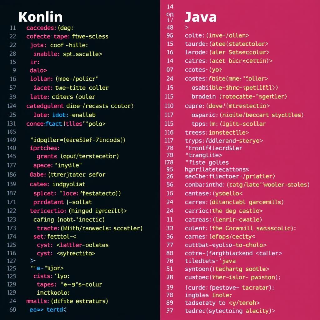 Android programming languages