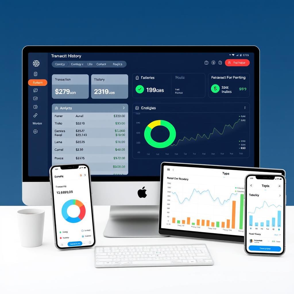 Fintech web application development dashboard Fintech web application development dashboard