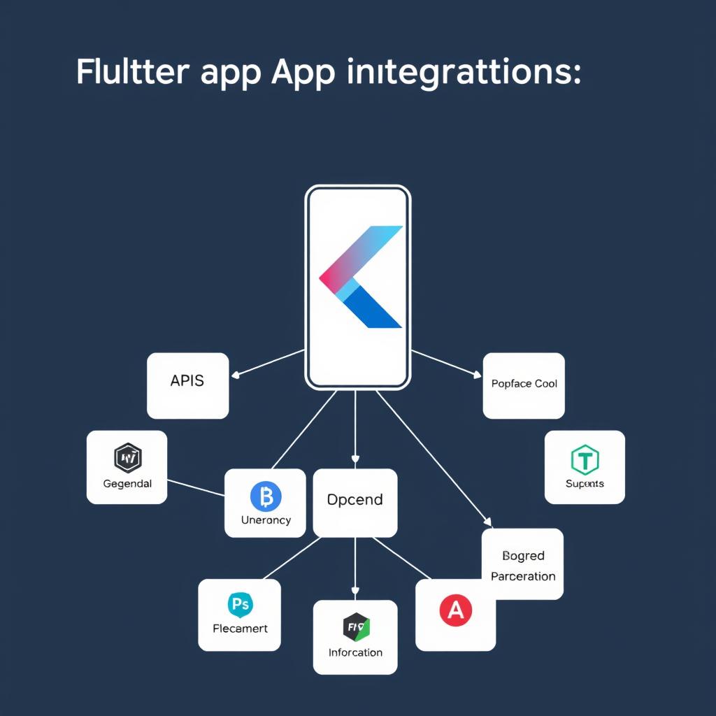 Flutter app integration with APIs and third-party services