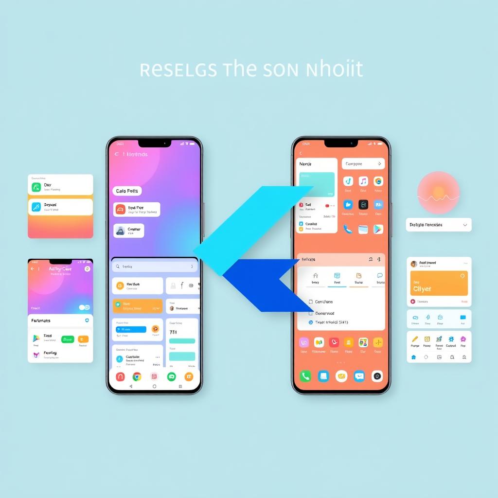 Flutter cross-platform development framework with widget showcase Flutter cross-platform development framework with widget showcase
