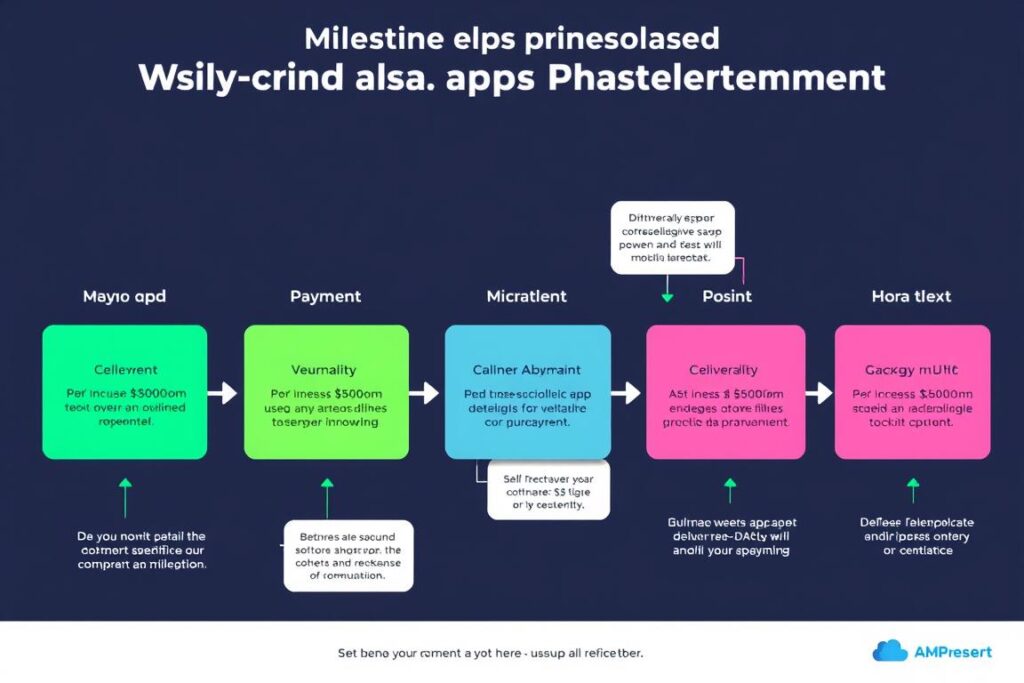 Milestone-based payment structure for web and mobile apps development Milestone-based payment structure for web and mobile apps development