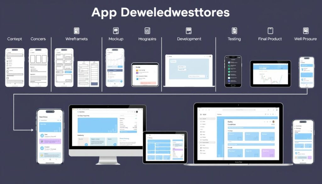 Mobile and web app development process from concept to completion Mobile and web app development process from concept to completion