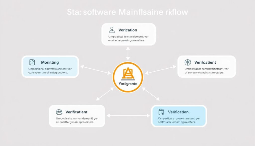 Software maintenance process workflow diagram Software maintenance process workflow diagram