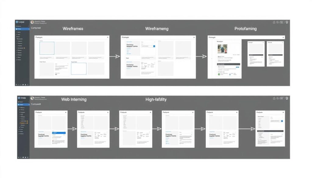Wireframing and prototyping process in UI/UX design Wireframing and prototyping process in UI/UX design